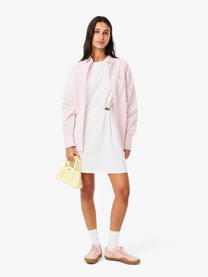 LACOSTE - Draped T-shirt Dress 2