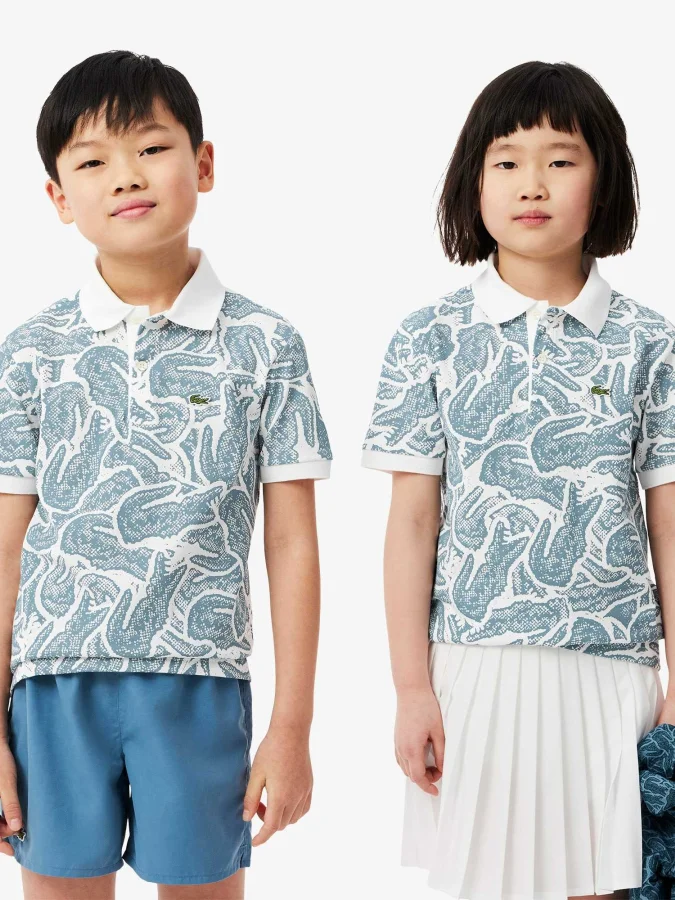 LACOSTE - Petit Piqué Print...