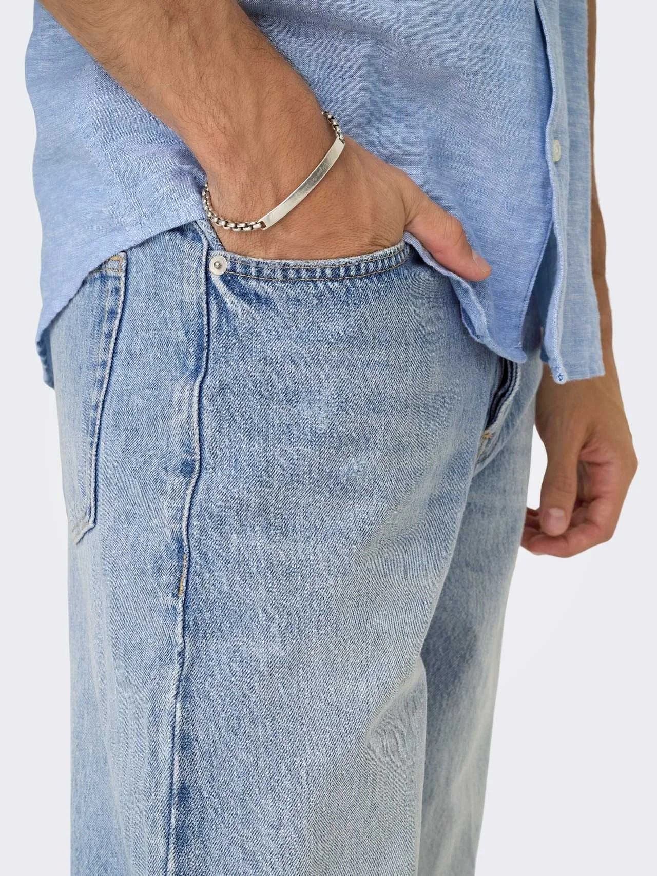 ONLY & SONS - ONSFADE LOOSE TWIST LB... ONLY & SONS - ONSFADE LOOSE TWIST LB...
