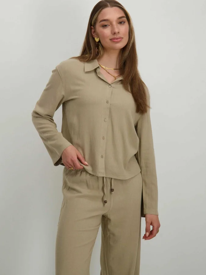ONLY - ONLSOLVI L/S LINEN...