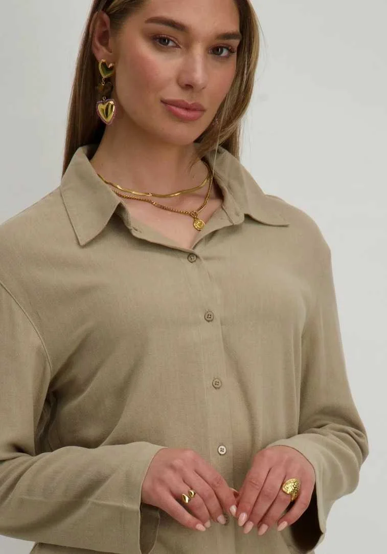 ONLY - ONLSOLVI L/S LINEN BL SHIRT CC... ONLY - ONLSOLVI L/S LINEN BL SHIRT CC...