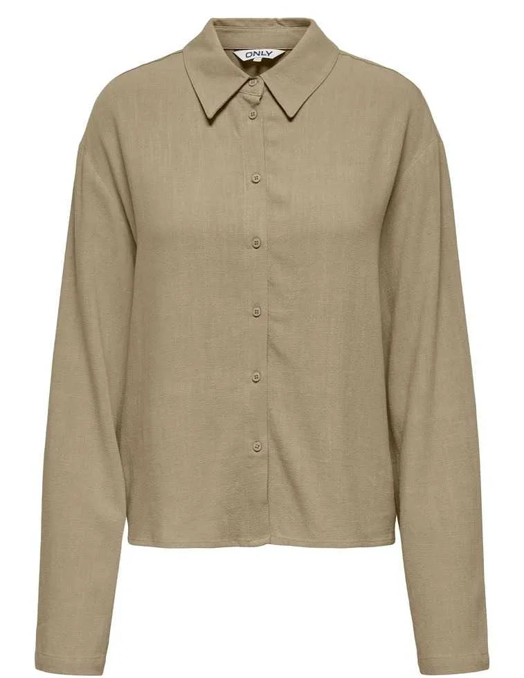 ONLY - ONLSOLVI L/S LINEN BL SHIRT CC... ONLY - ONLSOLVI L/S LINEN BL SHIRT CC...