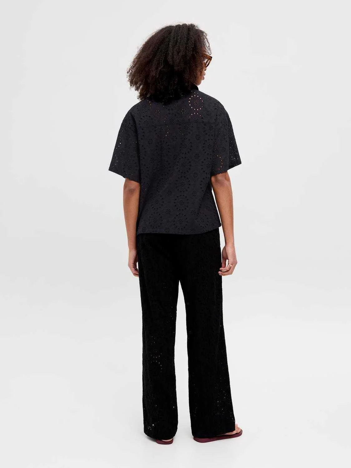 JJXX - JXMILLIE BRODERIE SS SHIRT WVN JJXX - JXMILLIE BRODERIE SS SHIRT WVN