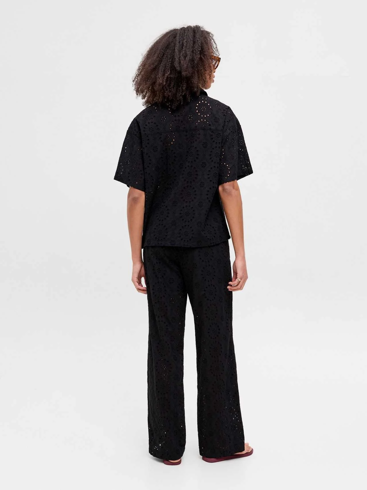 JJXX - JXMILLIE BRODERIE MW PANT PNT JJXX - JXMILLIE BRODERIE MW PANT PNT