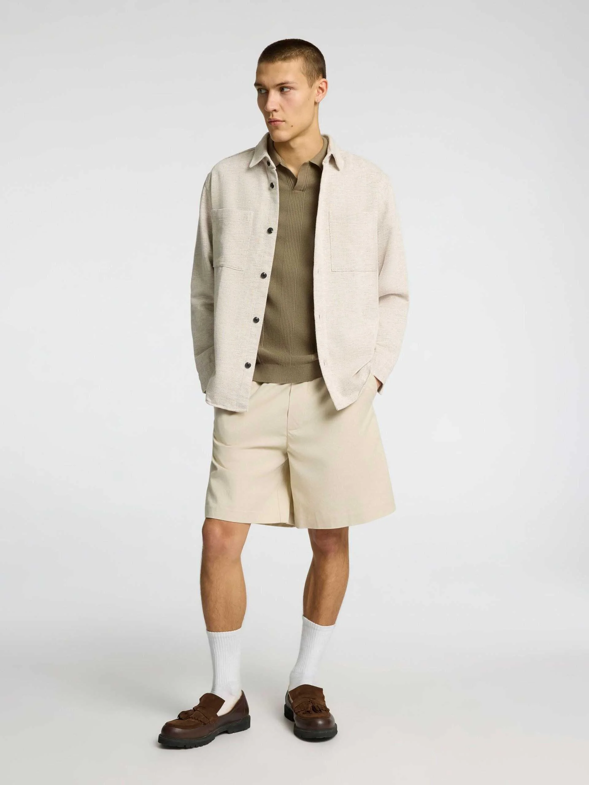 SELECTED MEN - SLHCHANNING SS KNIT... SELECTED MEN - SLHCHANNING SS KNIT...