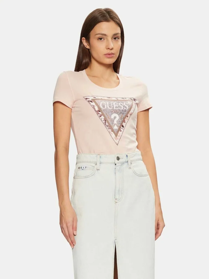 GUESS - SS CN CHEETA LOGO...