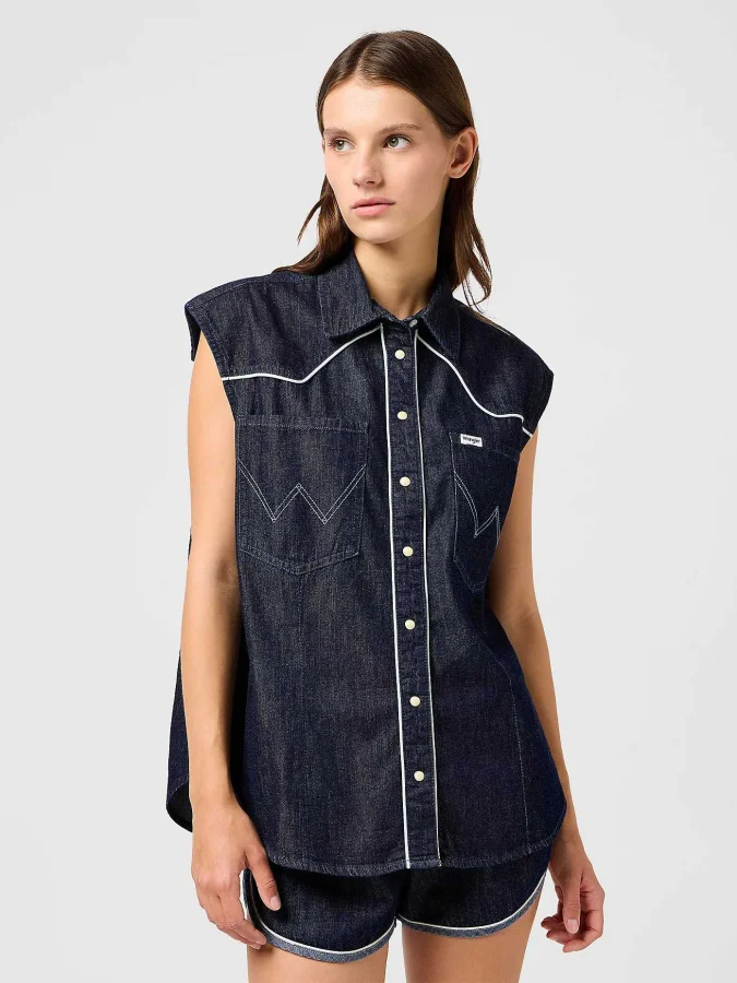 Wrangler - SLEEVELESS SHIRT