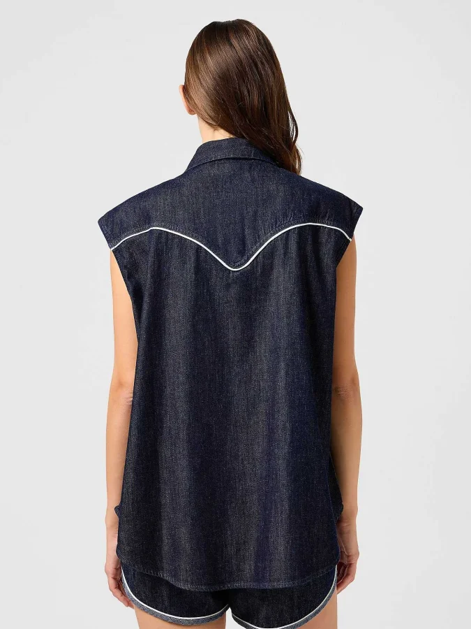 Wrangler - SLEEVELESS SHIRT 2