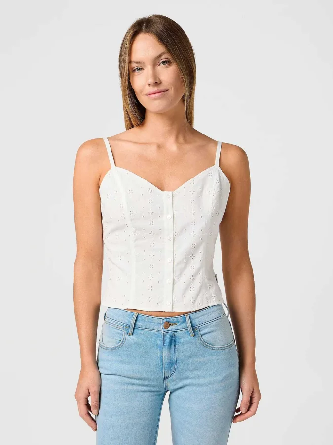 Wrangler - EYELET TOP