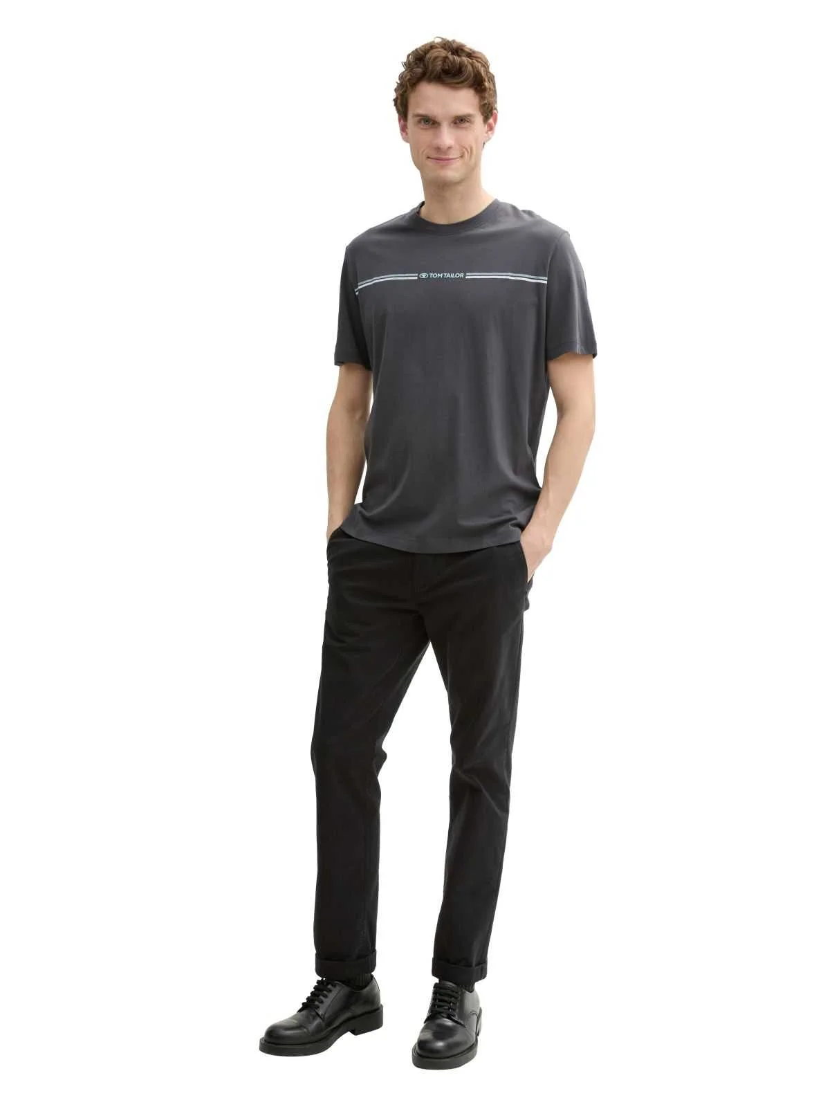 Tom Tailor - Printed Crewneck T-Shirt Tom Tailor - Printed Crewneck T-Shirt
