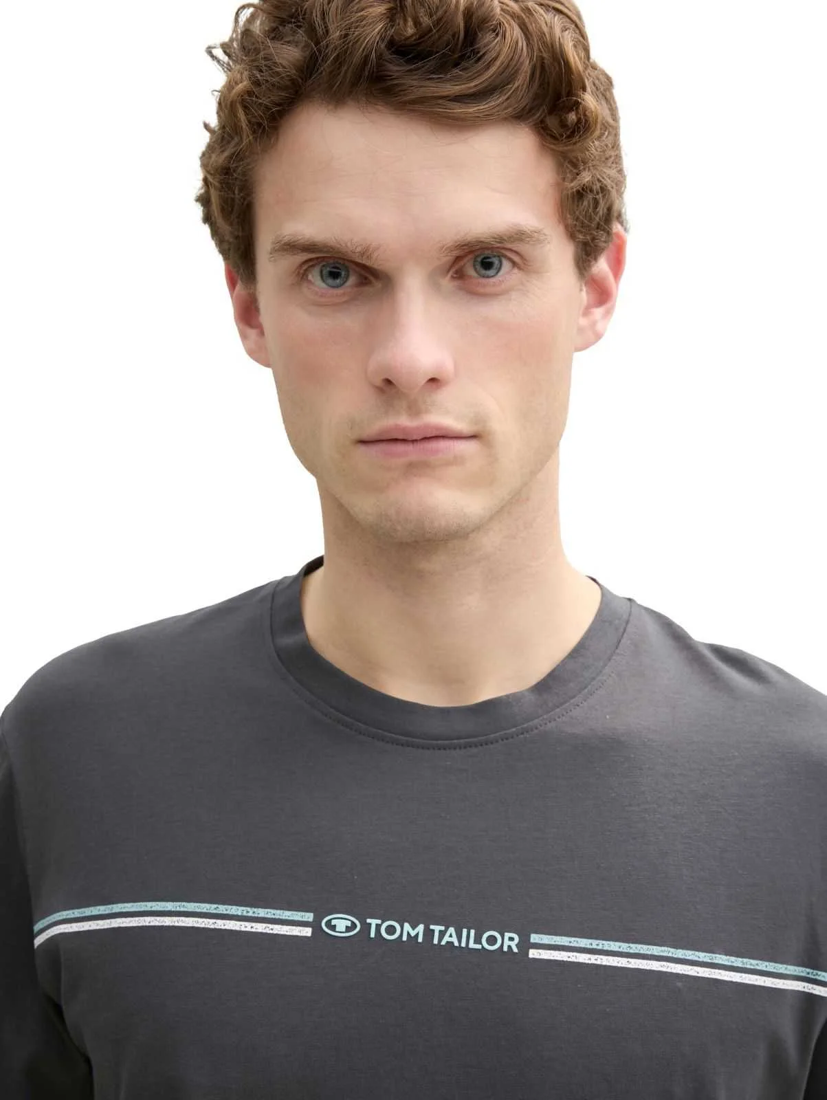 Tom Tailor - Printed Crewneck T-Shirt Tom Tailor - Printed Crewneck T-Shirt