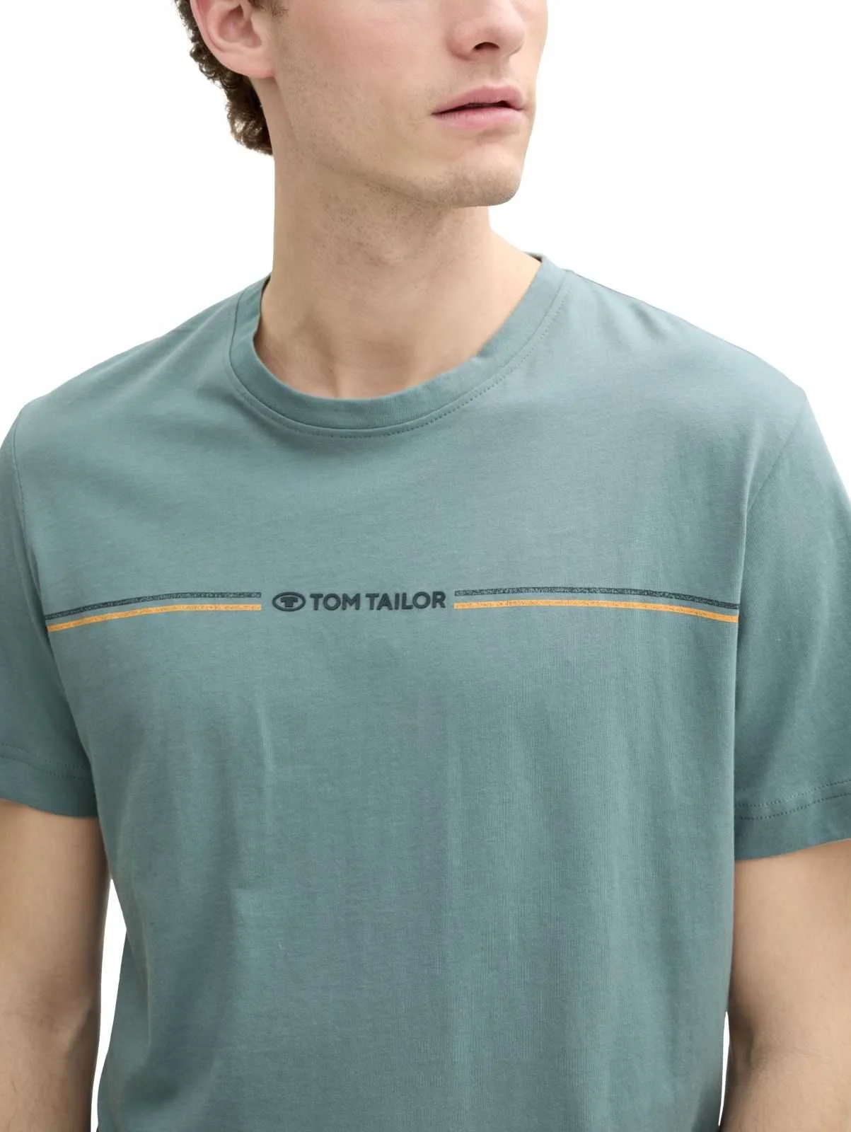 Tom Tailor - Printed Crewneck T-Shirt Tom Tailor - Printed Crewneck T-Shirt
