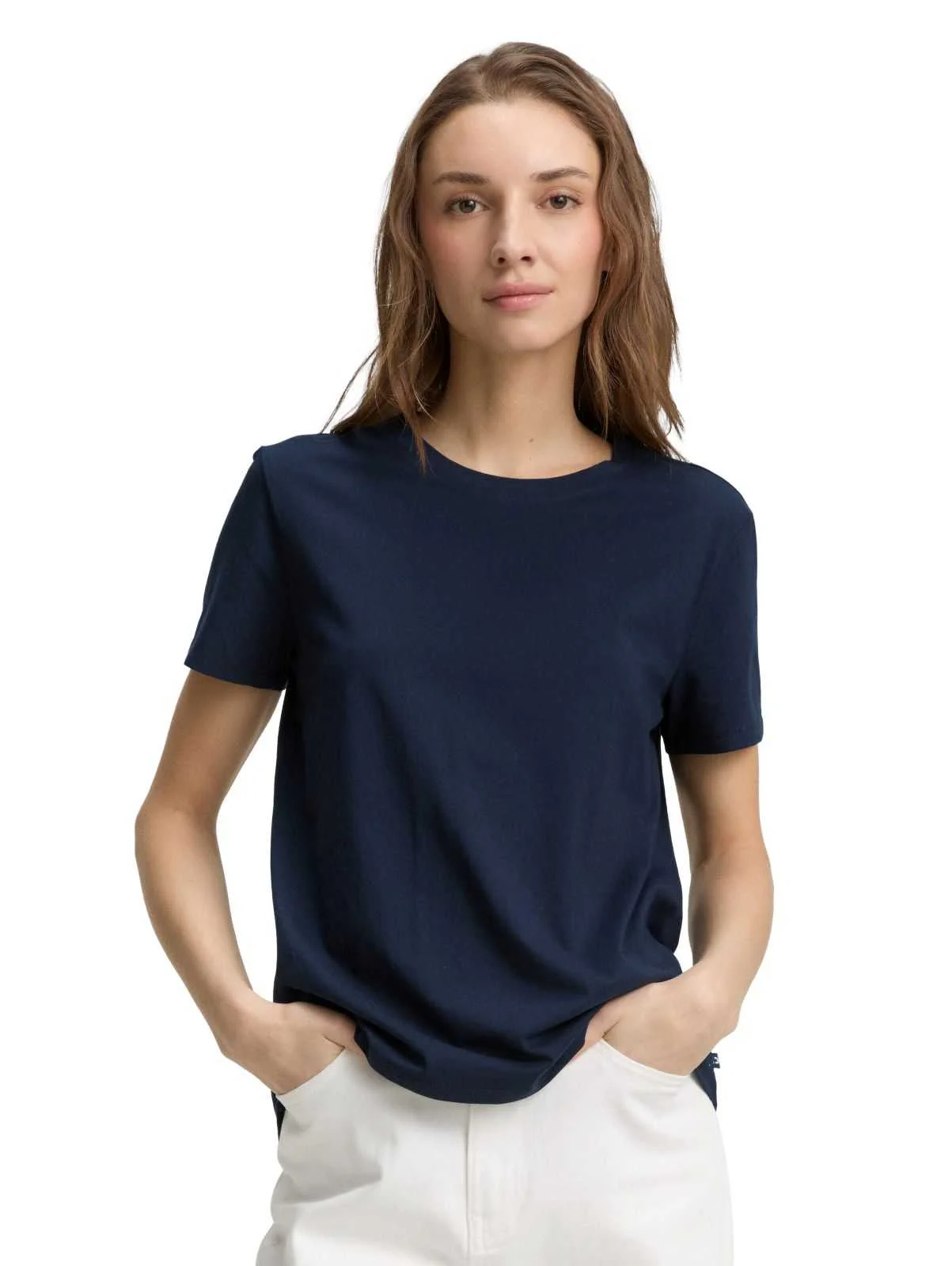Tom Tailor - Loose T-Shirt With High-Low Tom Tailor - Loose T-Shirt With High-Low