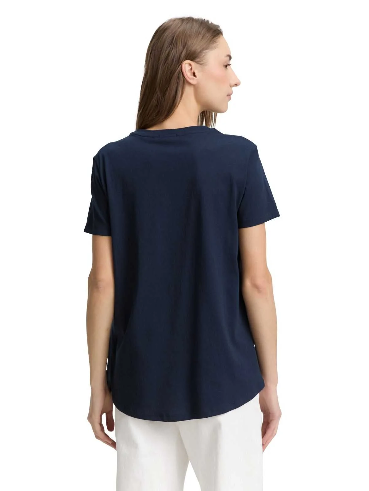 Tom Tailor - Loose T-Shirt With High-Low Tom Tailor - Loose T-Shirt With High-Low