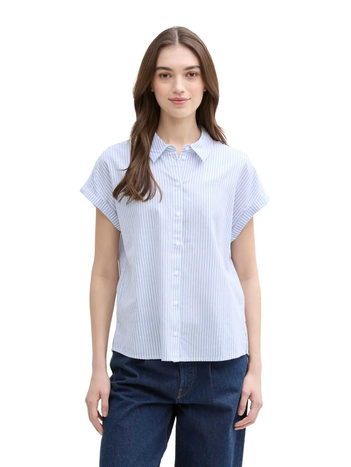 Tom Tailor - Striped Shortsleeve Shirt Tom Tailor - Striped Shortsleeve Shirt