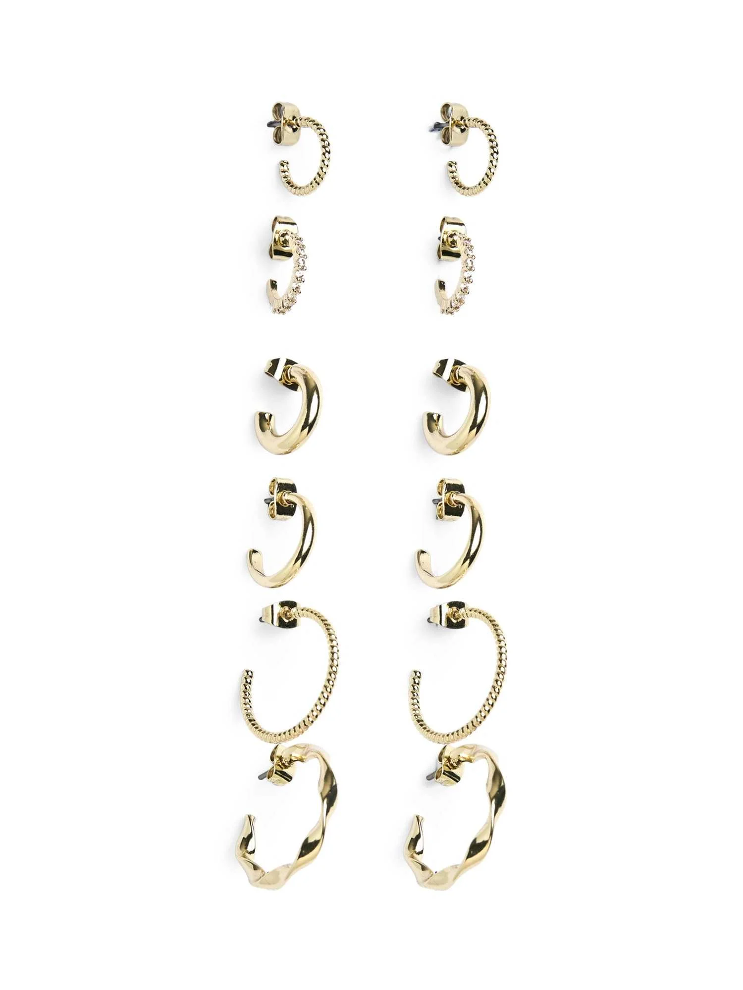 Pieces - PCDIONA HOOP EARRINGS 6-PACK... Pieces - PCDIONA HOOP EARRINGS 6-PACK...