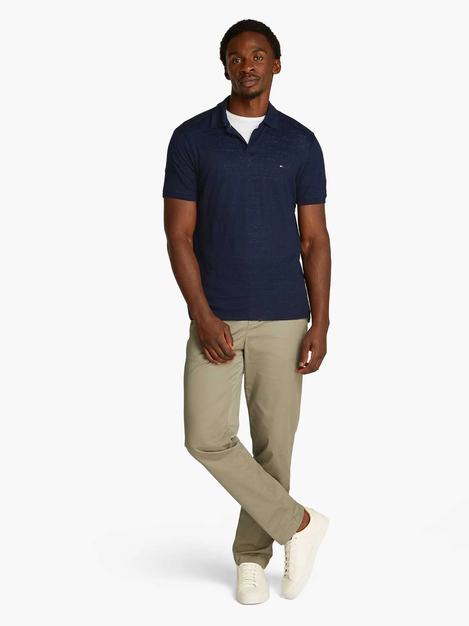 Tommy Hilfiger - PURE LINEN REG POLO Tommy Hilfiger - PURE LINEN REG POLO