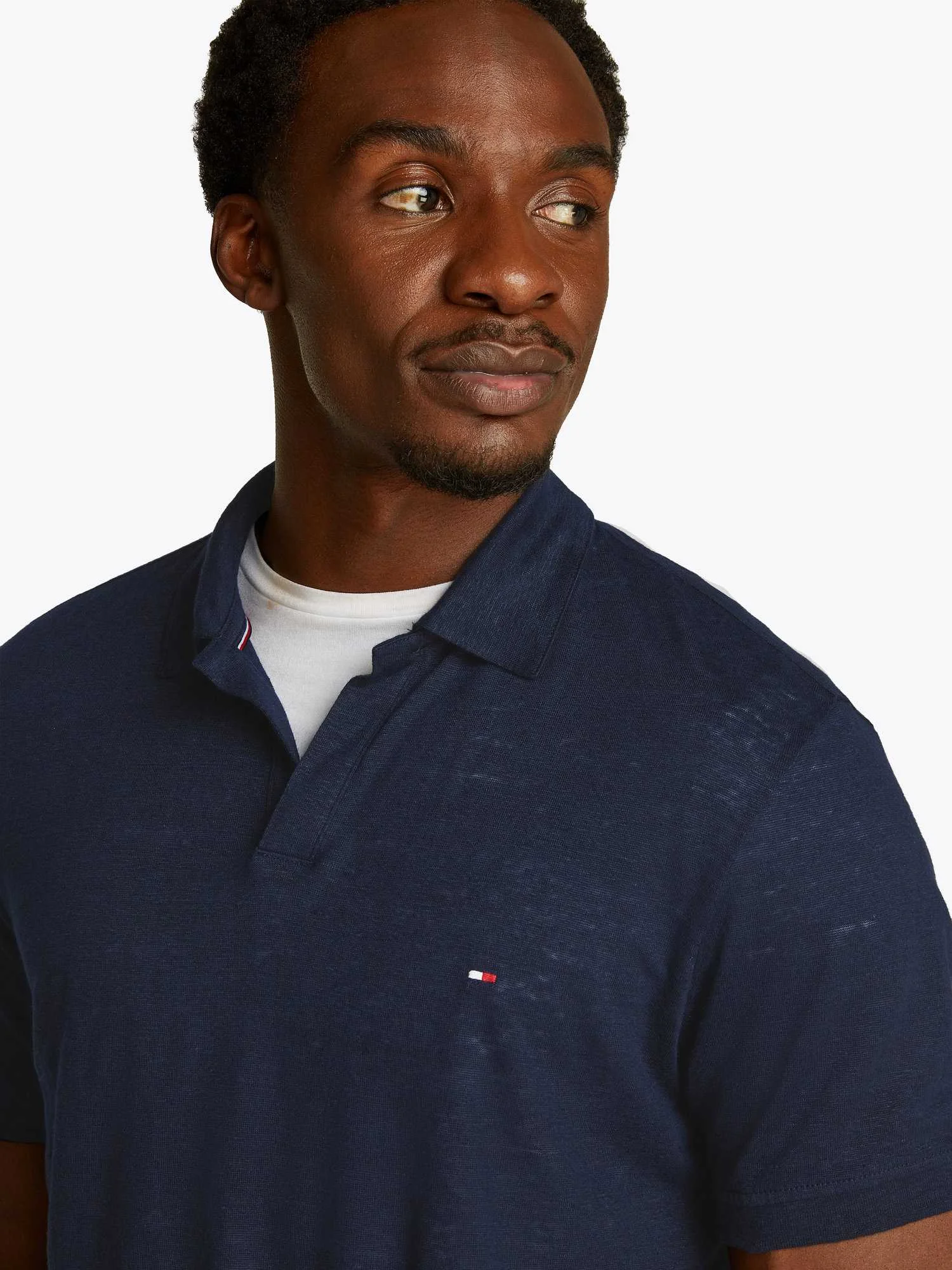 Tommy Hilfiger - PURE LINEN REG POLO Tommy Hilfiger - PURE LINEN REG POLO
