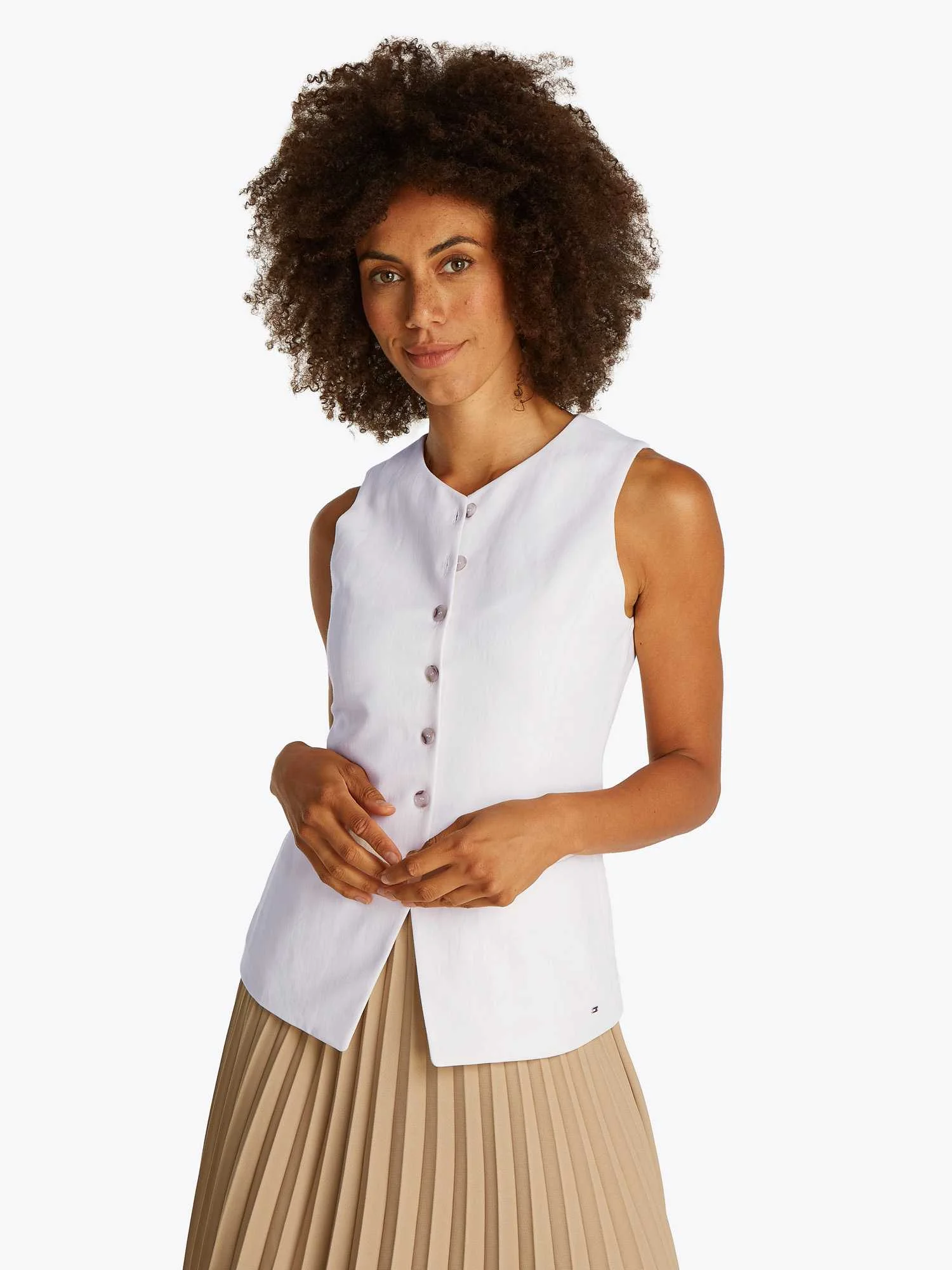 Tommy Hilfiger - LINEN MIX SLIM... Tommy Hilfiger - LINEN MIX SLIM...