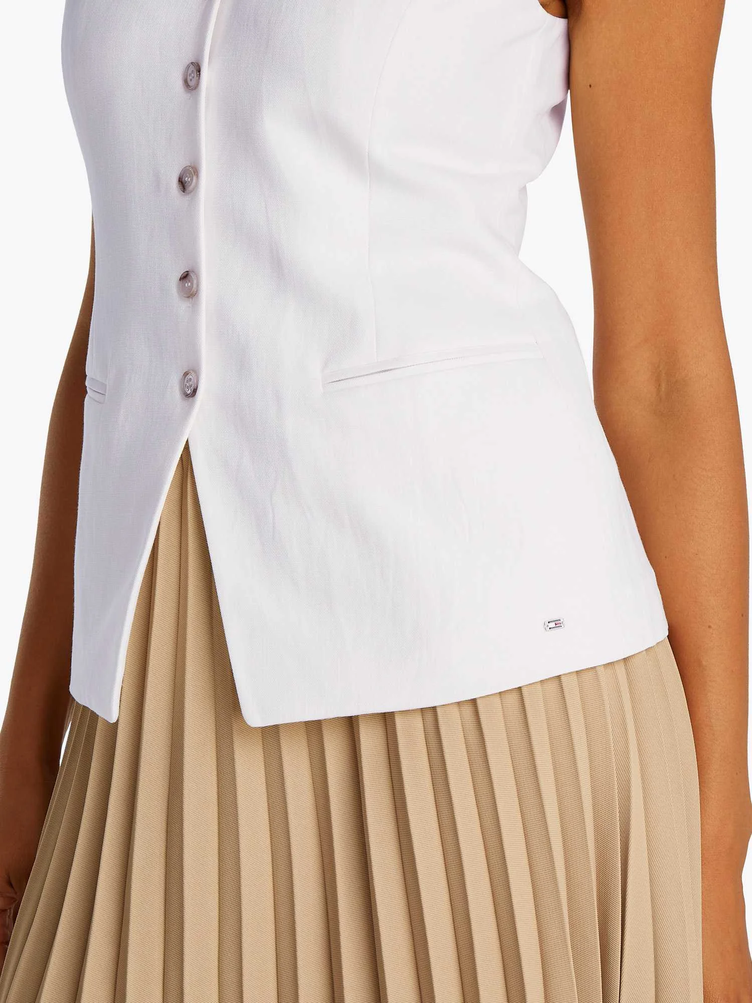 Tommy Hilfiger - LINEN MIX SLIM... Tommy Hilfiger - LINEN MIX SLIM...