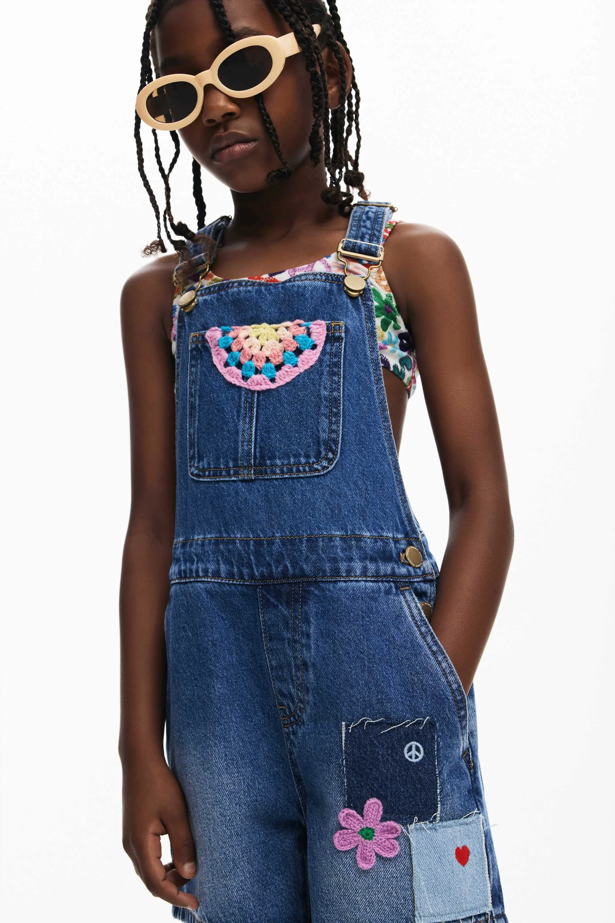 DESIGUAL - Patchwork denim... 2