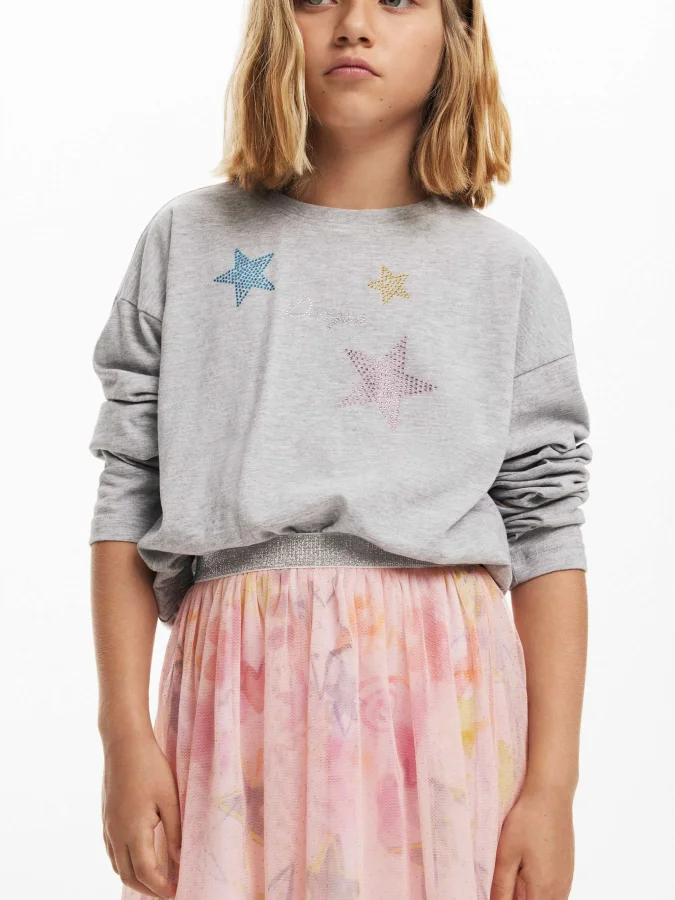 DESIGUAL - Star tulle skirt 2