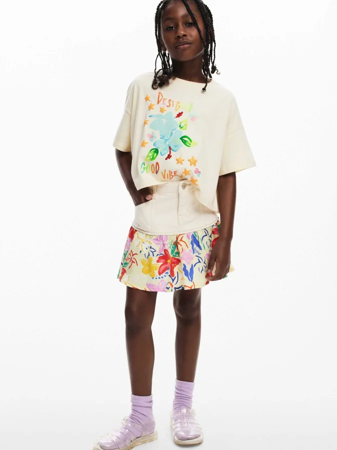 DESIGUAL - PRINTED T-SHIRT 2