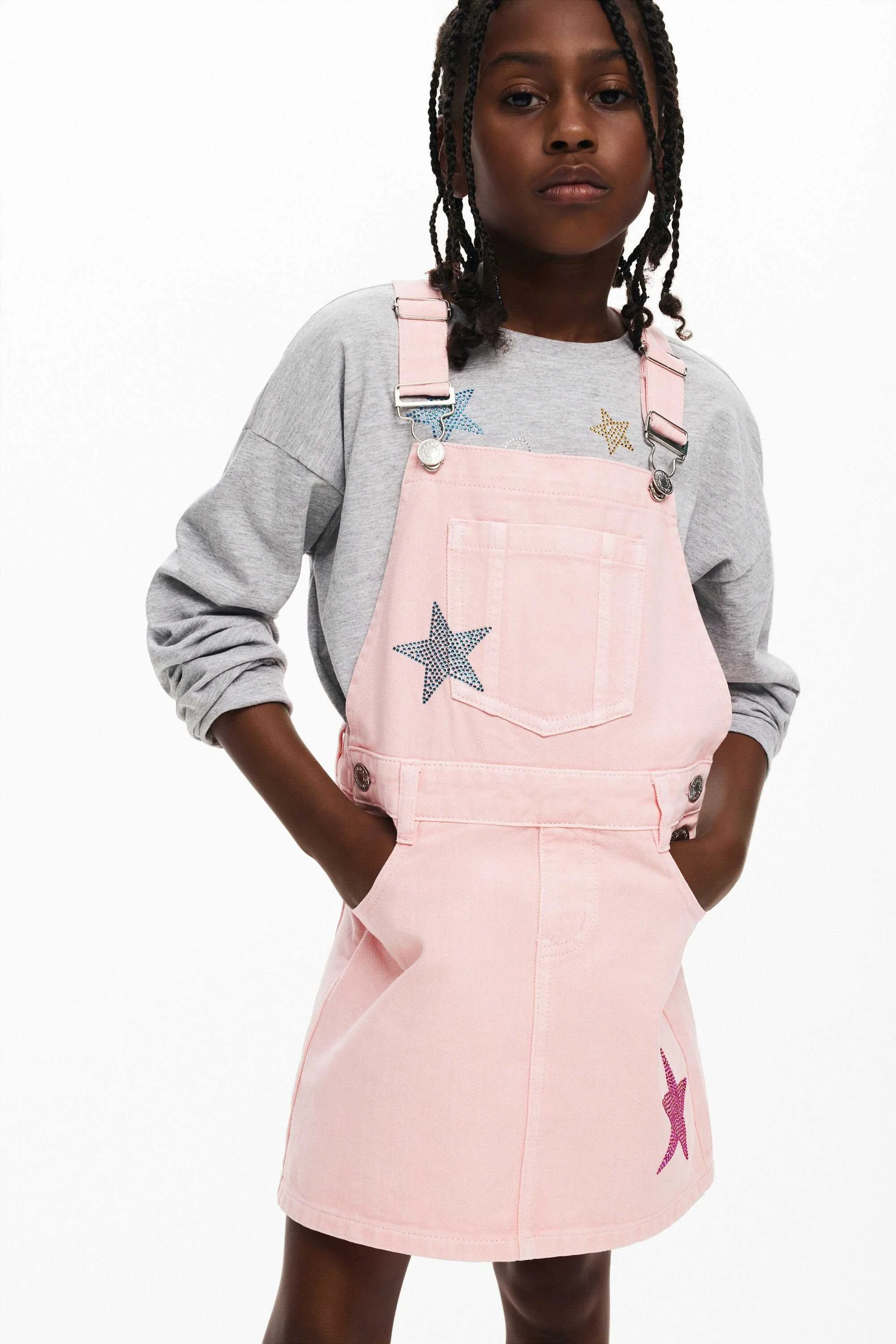 DESIGUAL - Pinafore dress...