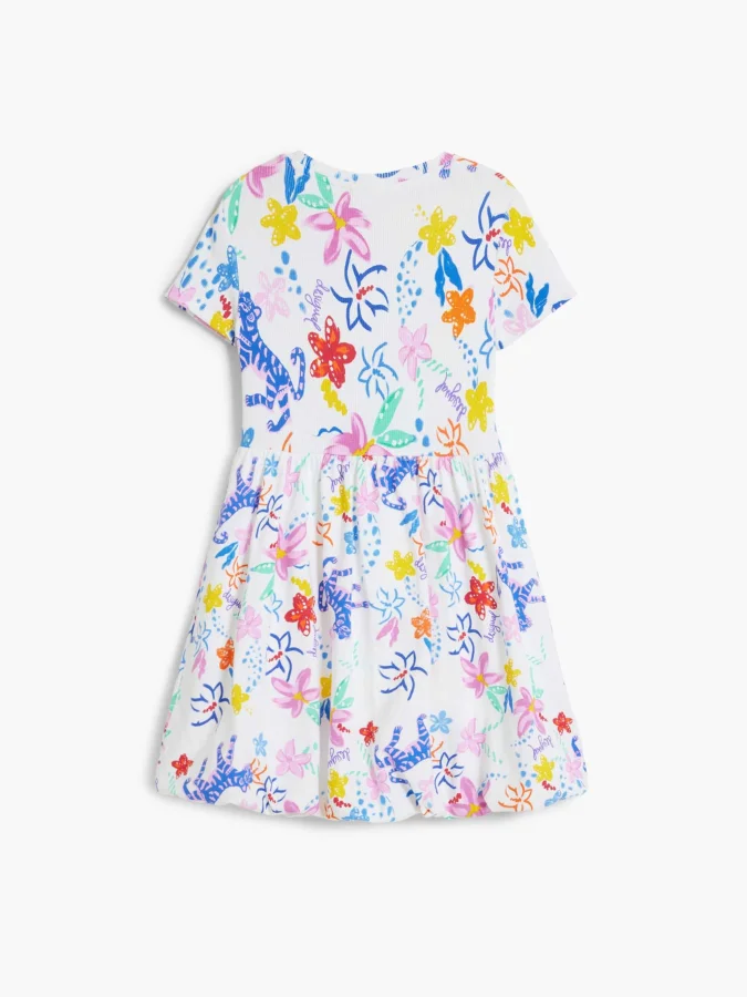 DESIGUAL - Printed short dress 2