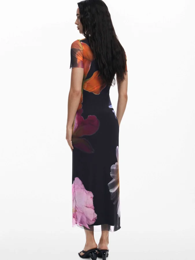 DESIGUAL - Tulle flower dress 2