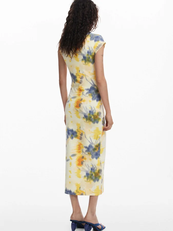 DESIGUAL - Floral tube dress 2