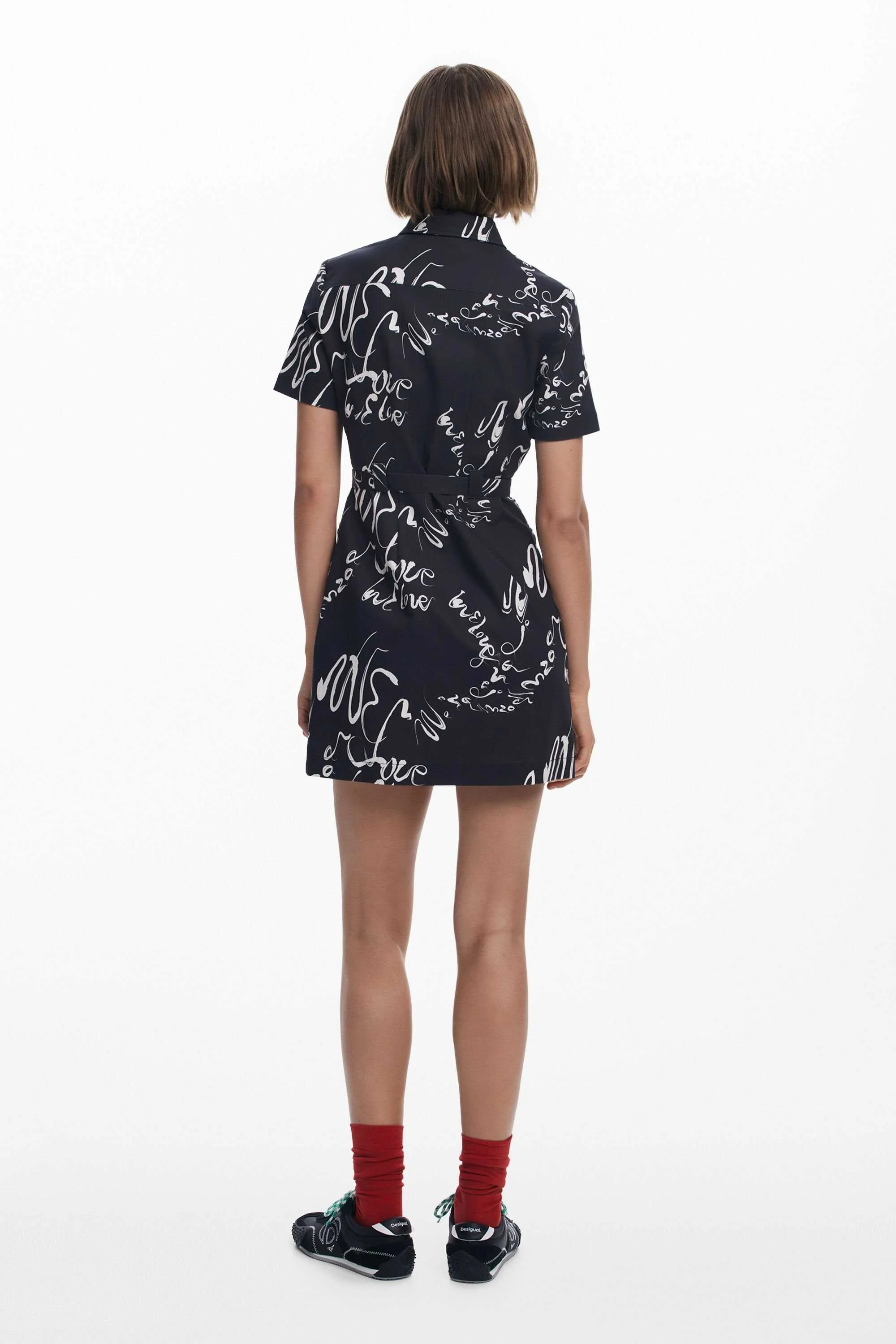 DESIGUAL - Printed short dress 2