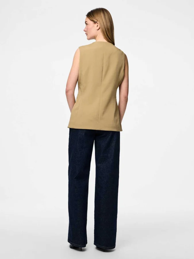 Pieces - PCTEMPRE LONG VEST 2