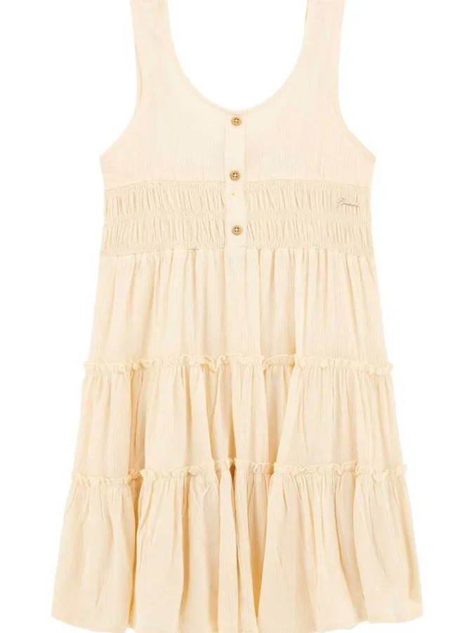 GUESS - GAUZE SL DRESS