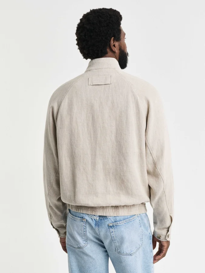 GANT - LINEN HARRINGTON JACKET 2