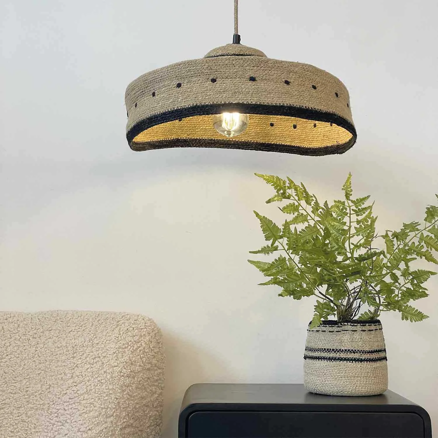 Opjet - Beige Chandelier, 45 x 16 CM Opjet - Beige Chandelier, 45 x 16 CM