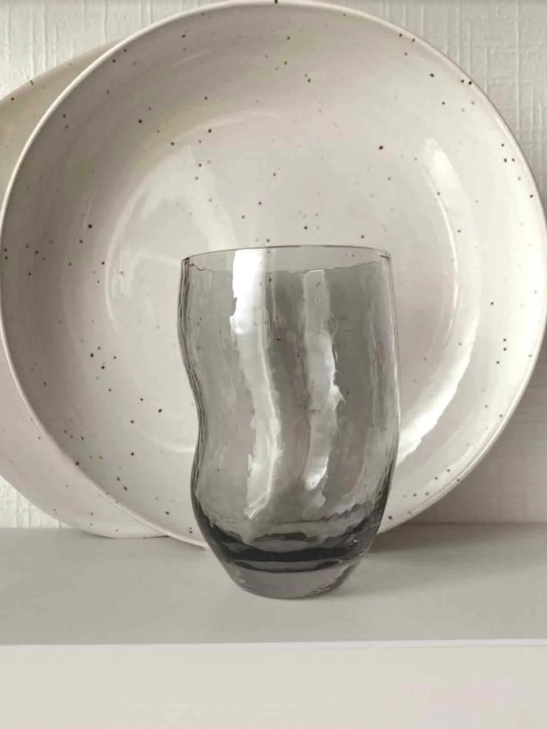 Opjet - Grey Water Glass, 7 x 11 CM Opjet - Grey Water Glass, 7 x 11 CM