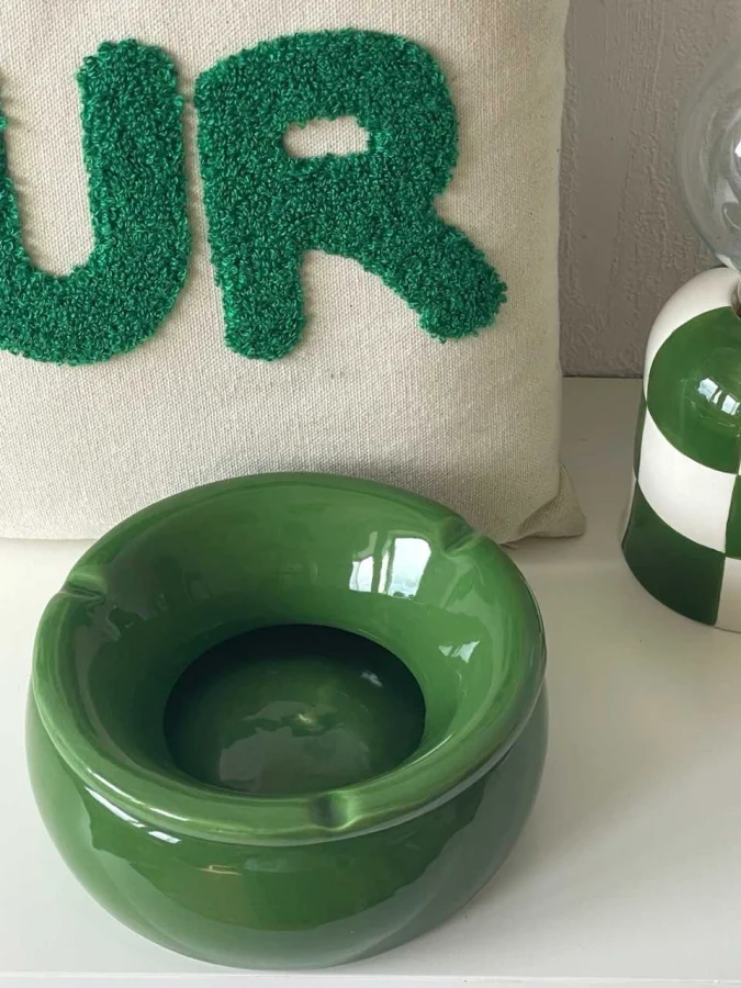 Opjet - Green Ashtray, 14.5... 2