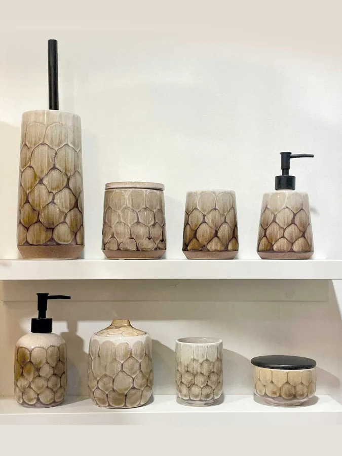 Opjet - Beige Jar, 7.5 x... 2