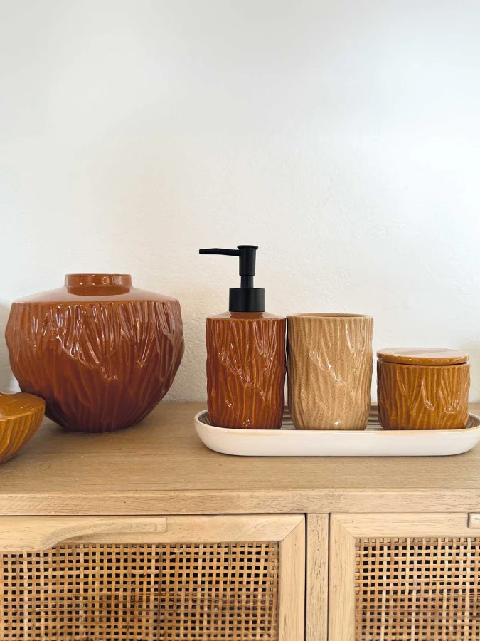 Opjet - Brown Jar, 8 x 7.5 CM 2