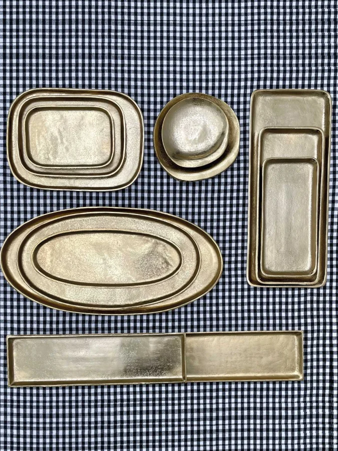 Opjet - Gold Tray, 26.5 x... 2