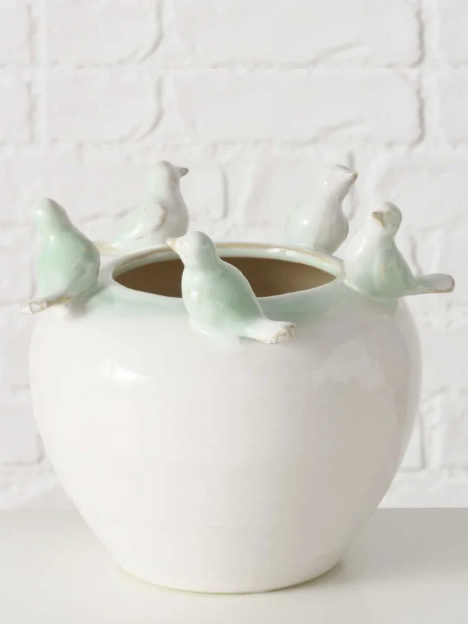 Boltze - თეთრი ლარნაკი, 17 სმ 2