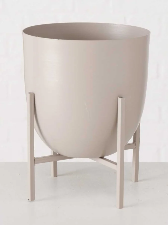 Boltze - Beige Flower Pot,...
