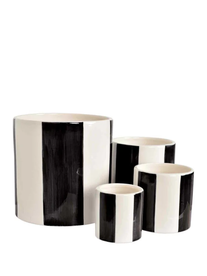 Opjet - Black Flower Pot,...