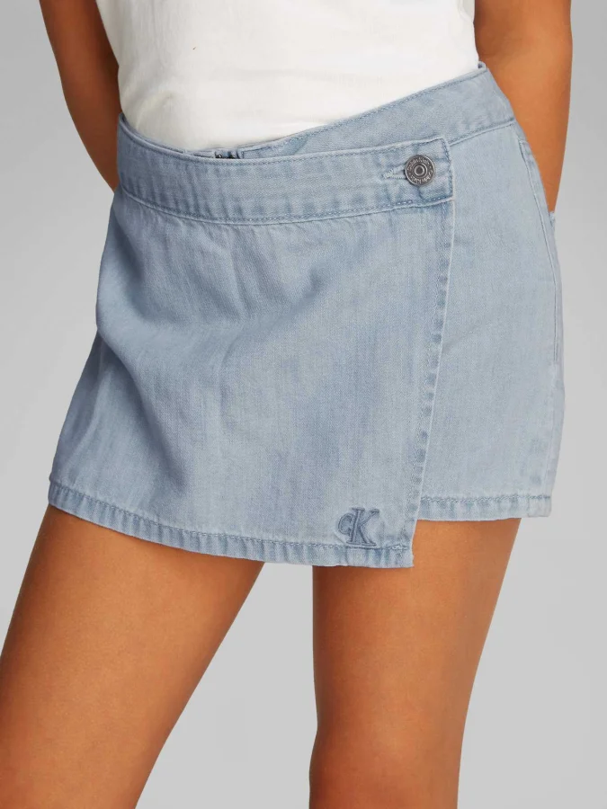 CALVIN KLEIN - DENIM SKORT...
