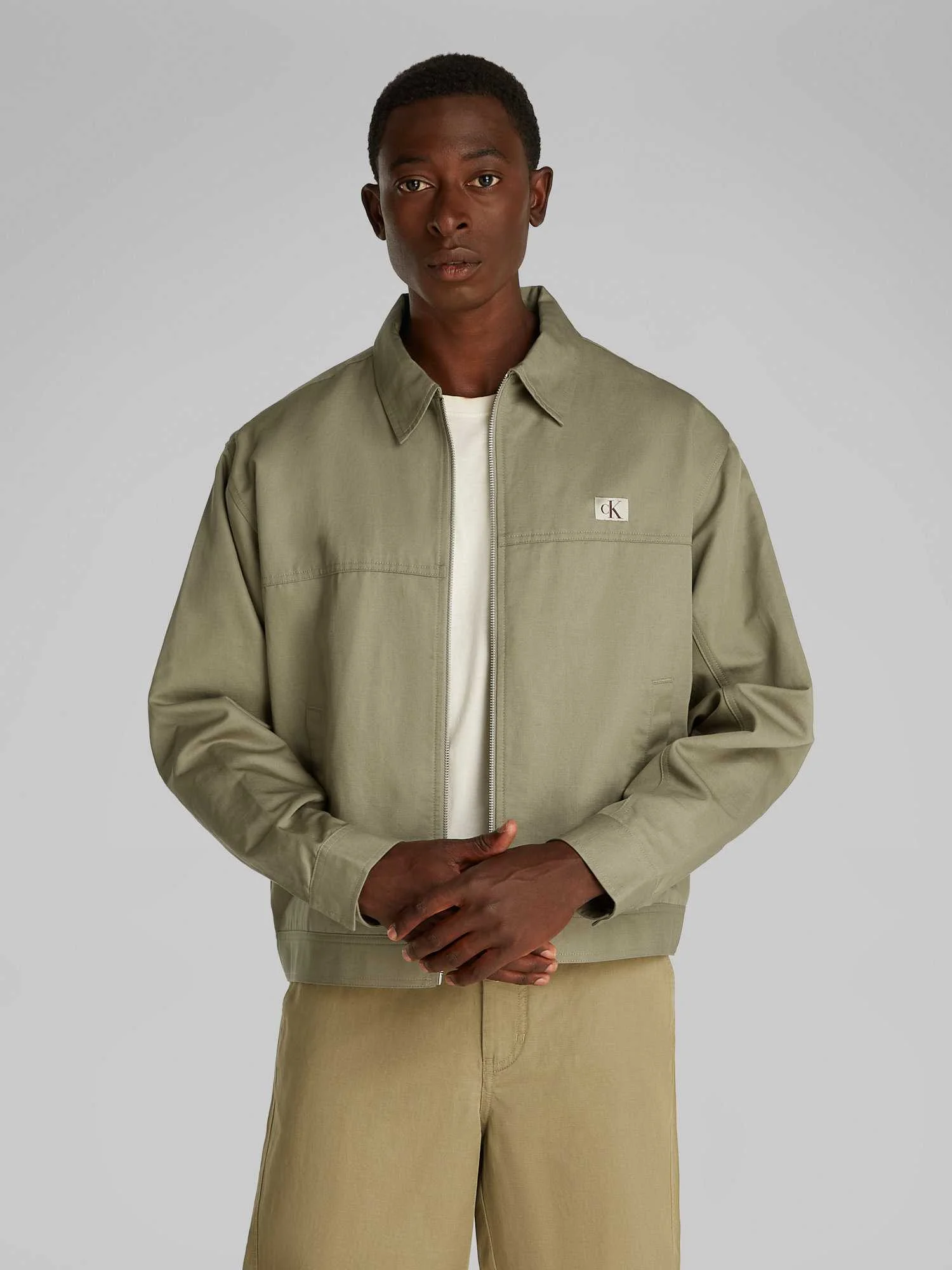 CALVIN KLEIN JEANS - COTTON LINEN... CALVIN KLEIN JEANS - COTTON LINEN...