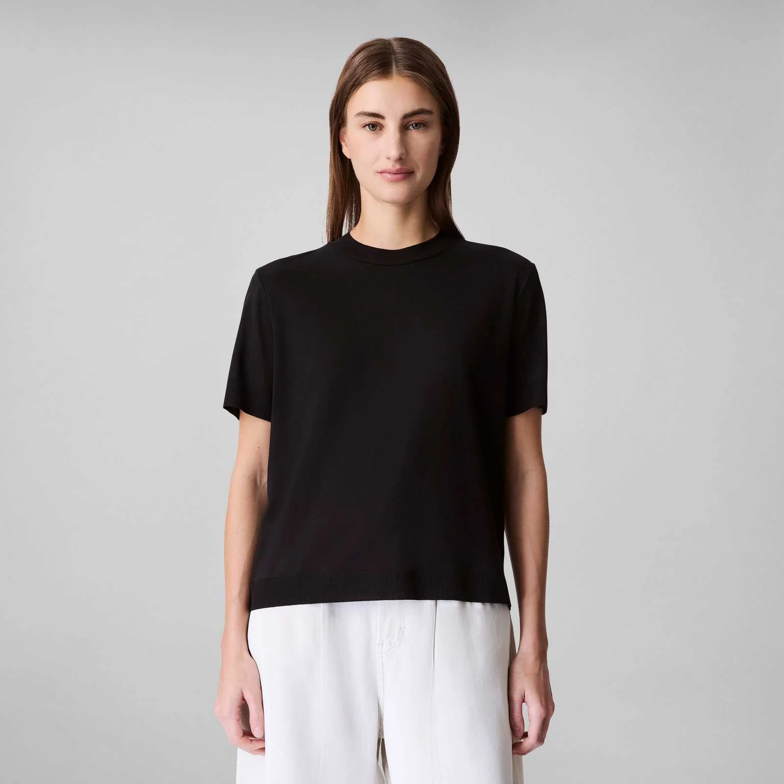 CALVIN KLEIN - SS Slk Tch Fn Knt Mc CALVIN KLEIN - SS Slk Tch Fn Knt Mc