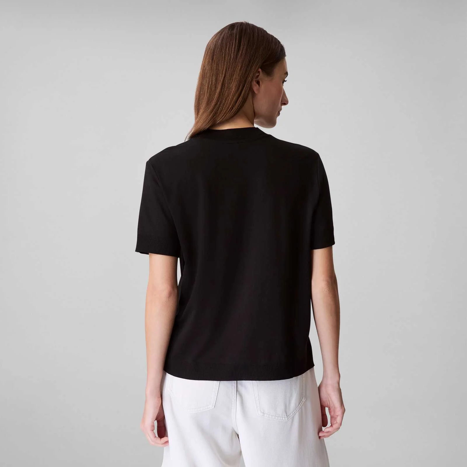 CALVIN KLEIN - SS Slk Tch Fn Knt Mc CALVIN KLEIN - SS Slk Tch Fn Knt Mc