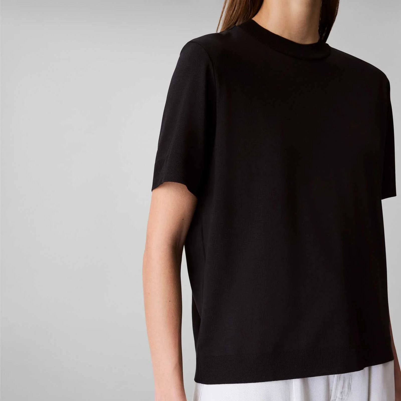 CALVIN KLEIN - SS Slk Tch Fn Knt Mc CALVIN KLEIN - SS Slk Tch Fn Knt Mc