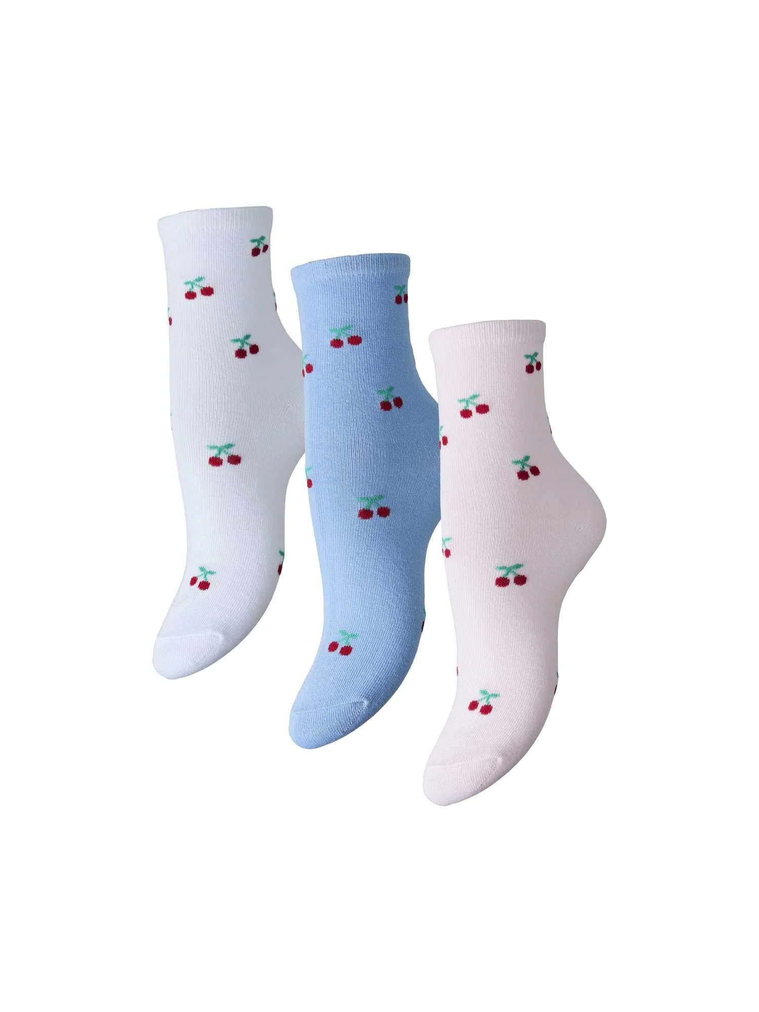 Pieces - PCFAJA CHERRY 3 PACK SOCKS... Pieces - PCFAJA CHERRY 3 PACK SOCKS...